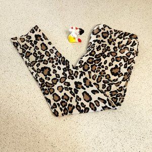 Chico's So Slimming leopard print skinny pants